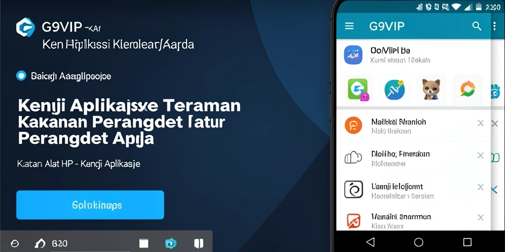 Antarmuka G9VIP yang sederhana dan mudah dipahami.