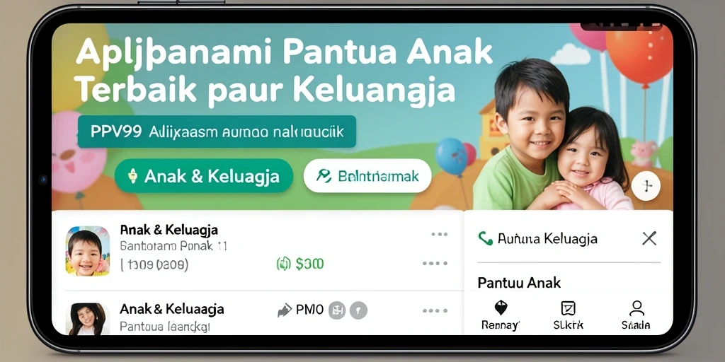 Tampilan antarmuka PPV99 untuk memantau anak dengan mudah.