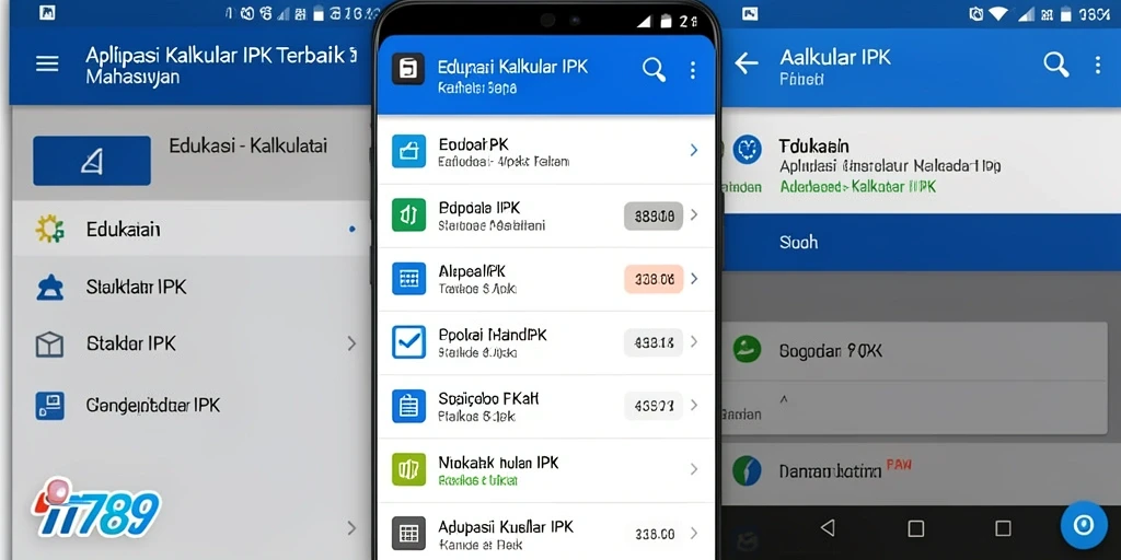 Antarmuka user-friendly dari aplikasi Kalkulator IPK TT789.