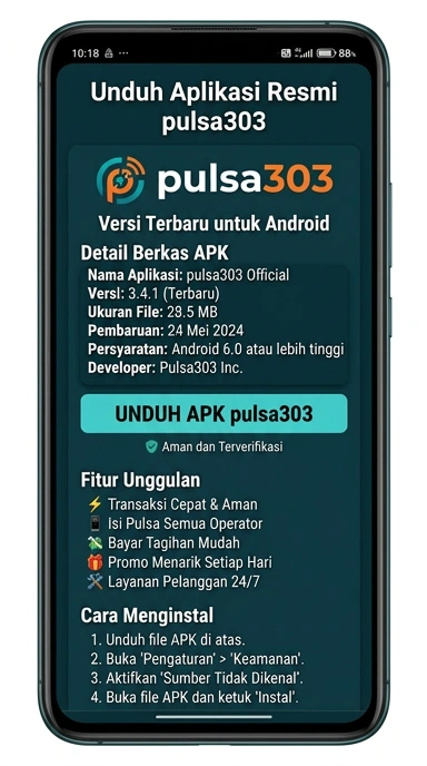 Unduh dan Instal APK pulsa303 untuk Android Indonesia