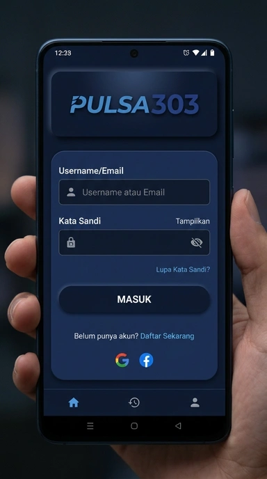 Panduan Login Akun pulsa303 untuk Android
